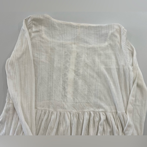 NEW Free People Butterfly Fields Tunic Cream White Sheer Lace XS - Picture 11 of 11